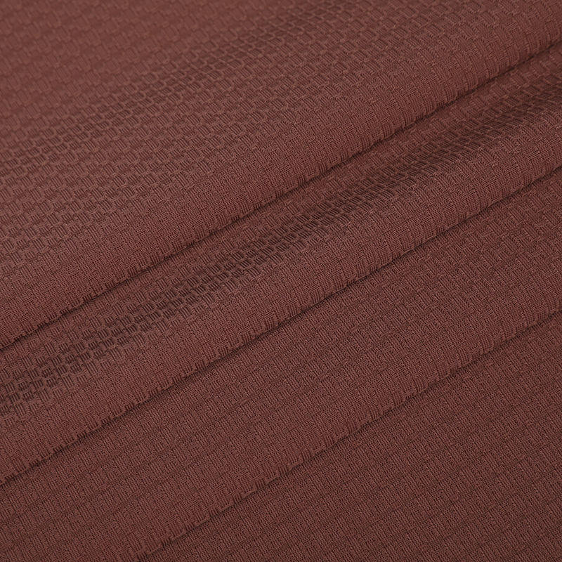 APJ1085 WARP Sticked Brocade Jacquard snabbtorkande avslappnad plaggtyg